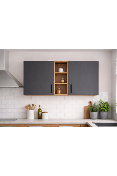 Tdesigno Katya Üst Modül - 150 cm - Çok Amaçlı Dolap