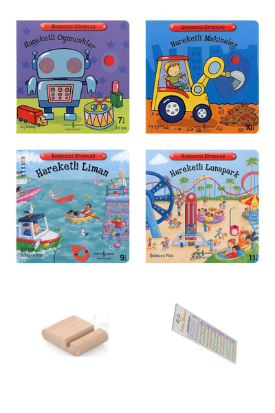 TÜRKİYE İŞ BANKASI KÜLTÜR YAYINLARI 0-2 Yaş Hareketli Kitaplar Serisi -1.SET ...