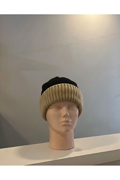 RAFF MAĞAZA Stripe Embroidered Beanie