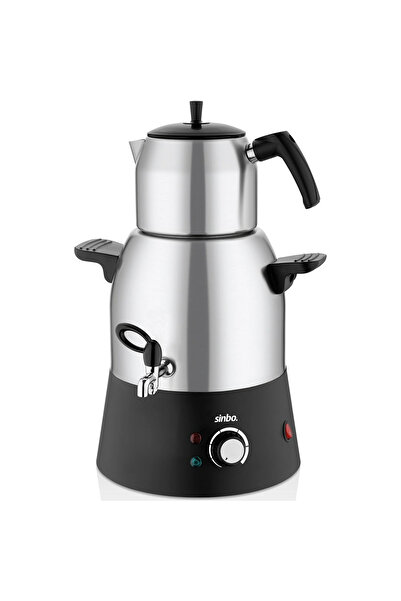 Genel Markalar ELEKTRİKLİ SEMAVER MUSLUKLUÇAY MAKİNESİ ÇAYCI ÇELİK SU KAZANI=...