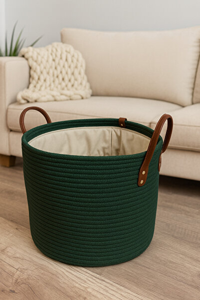 MaVaux بطانة من الشريط المطاطي، مقبض جلدي مزخرف، يبرز انحناءات الجسم سلة متين...