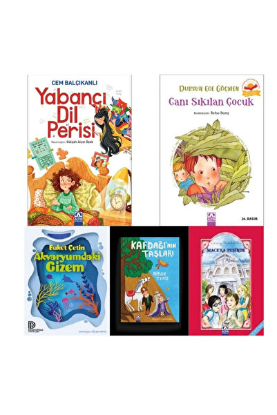 Altın Kitaplar YABANCI DİL PERİSİ &CANI SIKILAN ÇOCUK &GEZGİN DEDEKTİF2 & AKV...