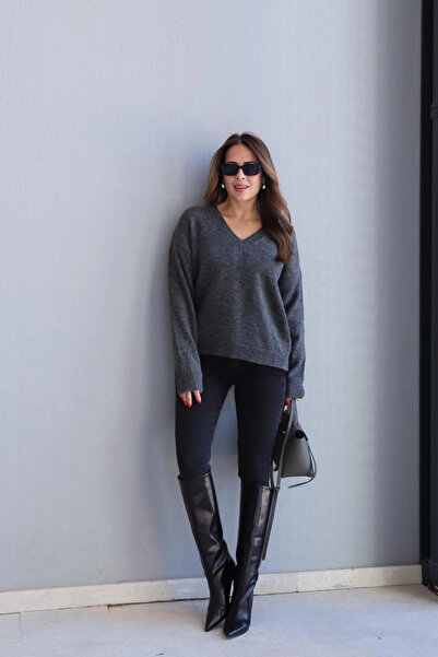 Purple by Banu Antrasit Skinny Jean
