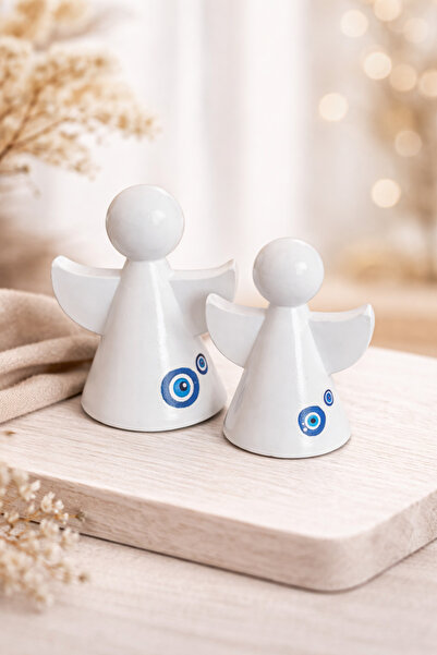 epoxiawood Nazar boncuğu temalı dekoratif melek obje