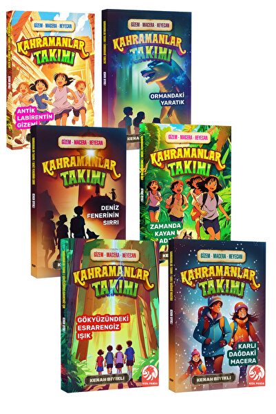 Kızıl Panda Yayınevi Kahramanlar Takımı Serisi (6 kitap)
