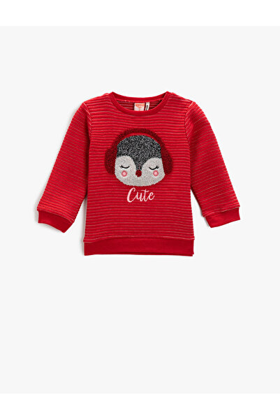 Koton Embroidered Sweatshirt