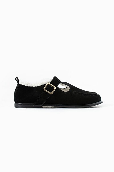 Eataly Shoes Laven Hakiki Deri Siyah Loafer