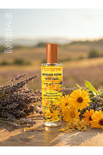 Florame Organik İlahi Güzellik Yağı 100 ml - %100 Doğal ve Besleyici-Vegan