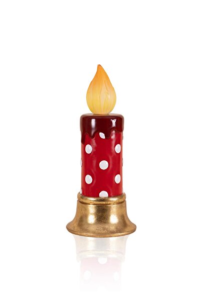 The Mia Dekoratif Led Işıklı Mum 25x25x55 cm