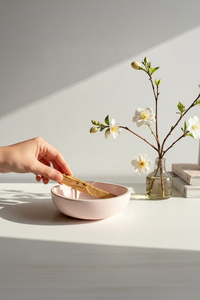 Minic Store Palo Santo Incense Burner |   Minimal Incense Plate |   Decorativ...