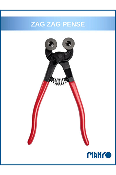 GLASSMAKRO Mozaik Kesme Pensesi Zag Zag