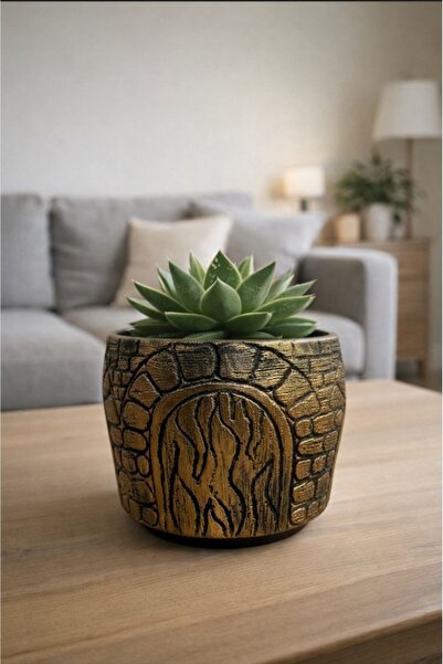 Store 2 LT El Yapımı Beton Saksı | MODERN DEKORATİF| 14x14x11 cm