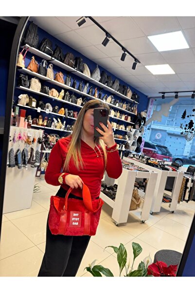 içten Women's Plush Arm Bag