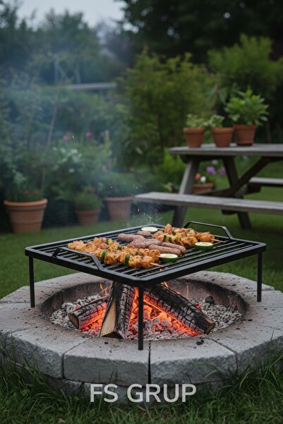 FSHOME FS GRUP | Kamp Mangal – Portatif Kömürlü Bahçe ve Açık Alan Mangalı