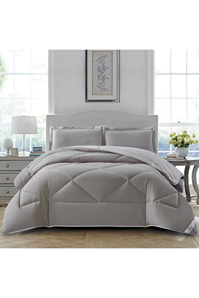 Donetella طقم لحاف من 3 قطع - مقاس كينج 260 × 240 سم، مصنوع من الألياف الدقيق...