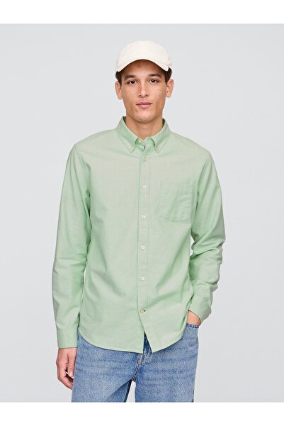 GAP Erkek Yeşil Standard Oxford Gömlek
