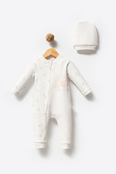 Bubbles 100% Organic Cotton Pretty Girl Zippered Baby Girl Romper