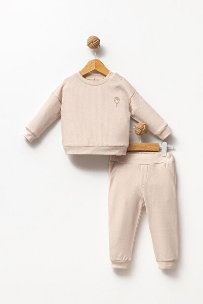 Bubbles طقم قماش قابل للتنفس للأطفال مكون من قطعتين