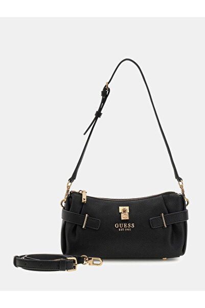 Guess Yesba Mini Üstten Fermuarlı Kadın Siyah El Çantası HWBG7833720-BLA