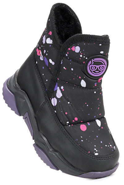 KARAMAZI Rocco Fermuarlı Kız Çocuk Kar Botu