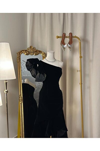 vanus fashion فستان سهرة ميدي 5326