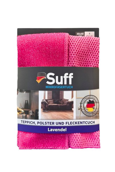 Suff Lavanta Yoğun Tırtıklı - Telli Bez / Halı-koltuk Mikrofiber Bezi / Zor Kir Bezi (40X40CM) 1 ADET