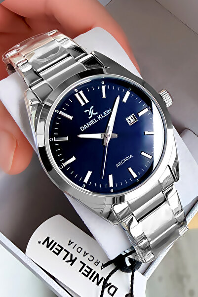 Daniel Klein Erkek Kol Saati 3 Atm Su Geçirmez Gümüş Renk Çelik Kordon DKE2056C5