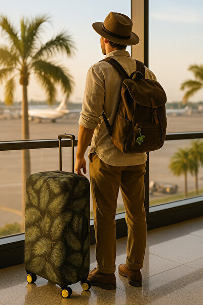 hızlıvaliz غطاء حماية لحقيبة السفر (صنوبر)