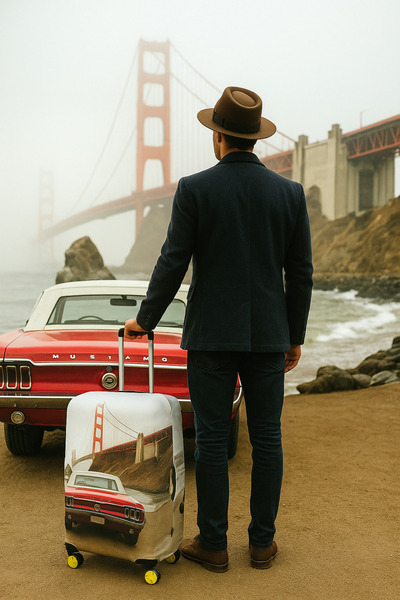 hızlıvaliz Моя Saraciye Чохол для валізи Захист для валізи (MUSTANG)