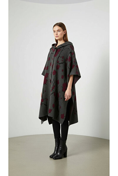 larocci Women's Embossed Hooded Sweatshirt