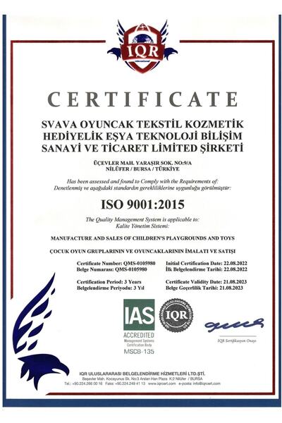 Svava Duyu Terapili Çocuk Salıncağı, Yaylı Antigravity - Terapi Salıncak Mavi/gri