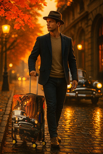 hızlıvaliz My Saraciye Чохол для валізи Чохол для валізи (антикварний автомоб...