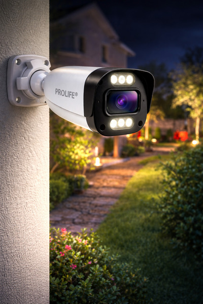 PROLİFE Güvenlik Kamerası - Gece Renkli Görüş-Gece Aydınlatmalı-1080P -SU Geç...