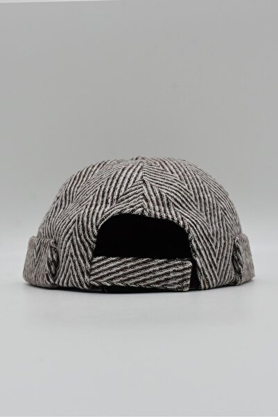 Külah Desenli Kasket Kışlık Takke Hip-Hop Bere Docker Şapka