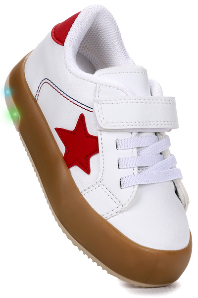 Kiko Kids Rena Daily Velcro Lighted Baby Boy Sports Shoes