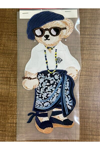 Gönülden Tasarım 25x12 cm peglačko lepljivo slika medveda Entel za transfer š...