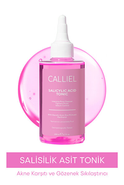 CALLİEL Sivilce Ve Siyah Nokta Karşıtı Arındırıcı Salisilik Asit Tonik 200 Ml