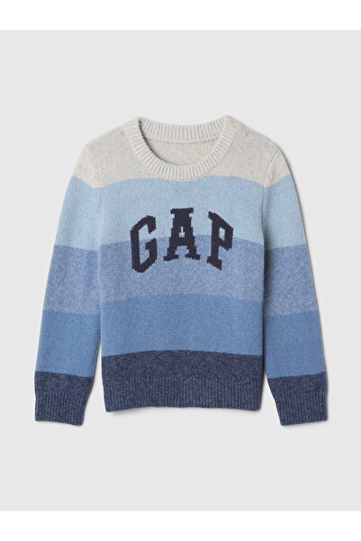 GAP Erkek Bebek Mavi CashSoft Gap Logo Kazak