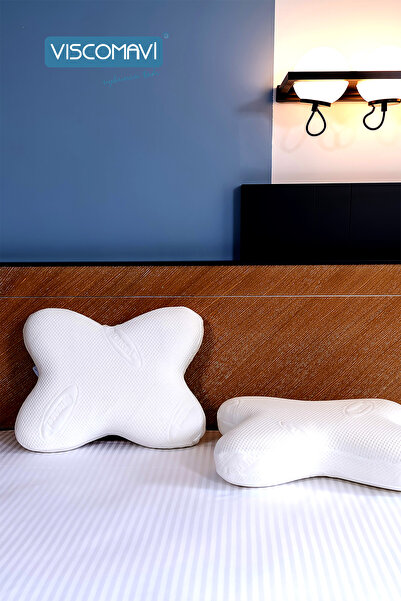 viscomavi Kelebek Visco Yastık – Yan Yatış ve Sırtüstü Destekli