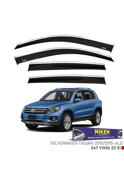 Niken Vw tiguan cam rüzgarlığı kromlu 2009 / 2016