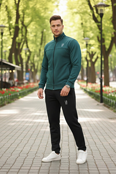 LFSPORT Men's Relaxed Soft Textured Tracksuit Set - 85752