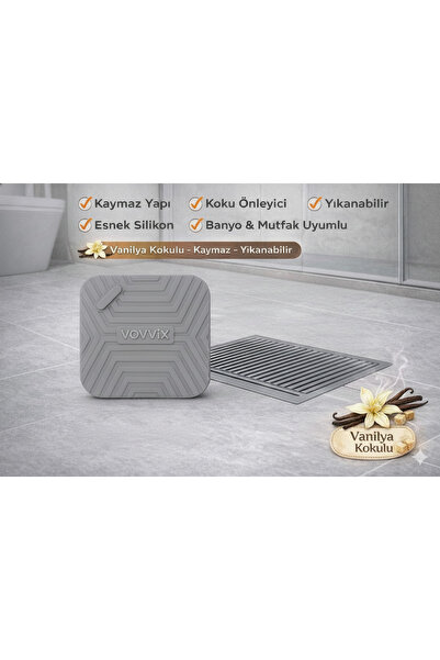 SAVORYHOME 1 adet Banyo ve mutfak Koku Önleyici silok mat kare duş lavabo süz...