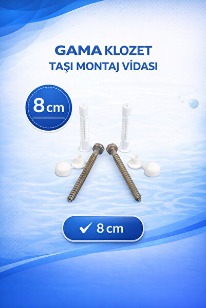 GGama Klozet Taşı Montaj Vidası