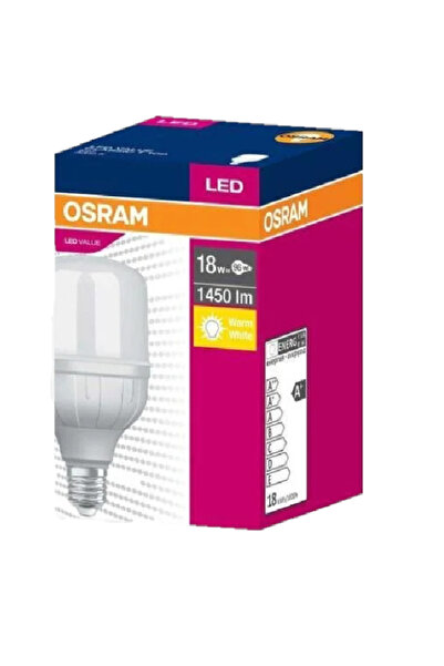 Osram Ledvance Osram Value Clt 18W/96W 830 Sarı Işık  230V E27 Led Ampul