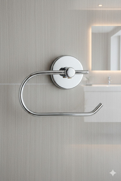 Aktel Banyo Krom Açık Tuvalet Kağıtlığı Wc Kağıtlık Tuvalet Kağıdı Askısı