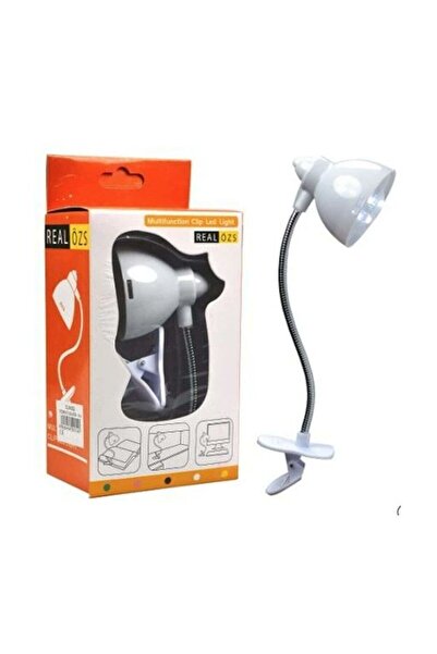 KUZEY HIRDAVAT Mandallı Kitap Okuma Lambası Kitap Okuma Işığı Led Beyaz Renk ...