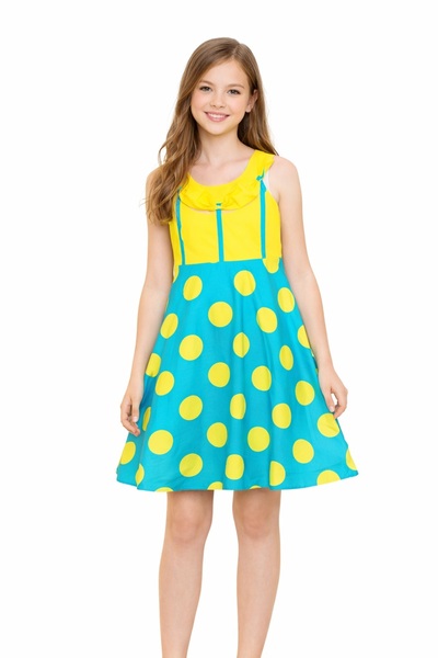 Pure Boutique Girls' dress - Elegant yellow