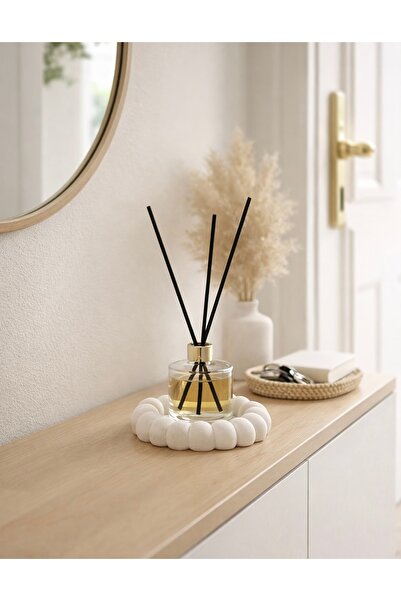 Sisay Home Yuvarlak Oud Esanslı Oda Kokusu Çubuklu Cam Şişe & Bubble Altlık– ...