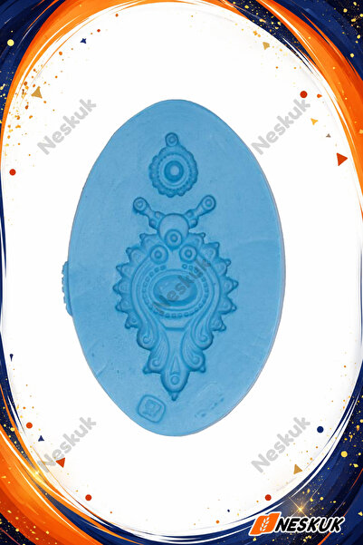 Neskuk قالب سيليكون على شكل حجر هزاز، قالب فوندان، قوالب سيليكون لتشكيل العجين