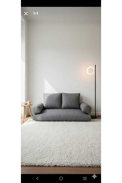 BDPHOME Armada.Yer Minderi. Gri Mini Koltuk